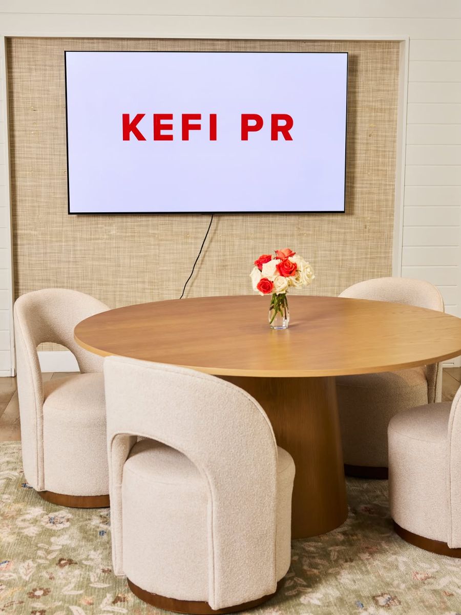 Inside KEFI HQ — the meeting table